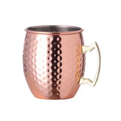 Indya aluminum mug copper 500 ml