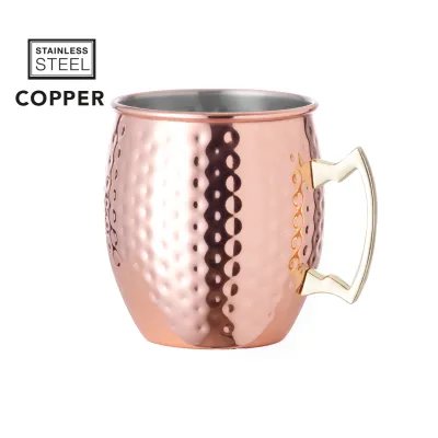 Indya aluminum mug copper 500 ml