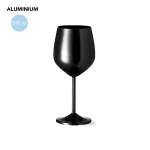 Copo de vinho em alumínio Arlene preto 580 ml