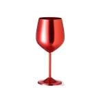 Copo de vinho em alumínio Arlene vermelho 580 ml