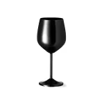 Copo de vinho em alumínio Arlene preto 580 ml