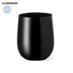 Vaso en aluminio Amely negro 480 ml