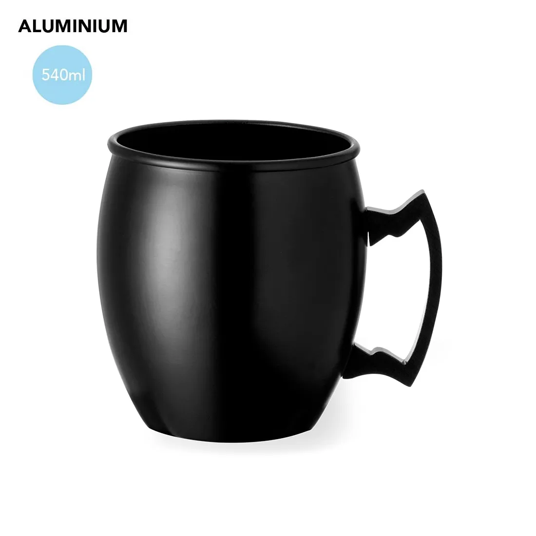 Caneca em alumíno Ashley preto 540 ml Caneca em alumíno Ashley preto 540 ml