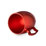 Caneca em alumíno Ashley vermelho 540 ml