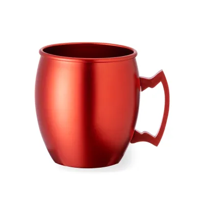 Caneca em alumíno Ashley vermelho 540 ml