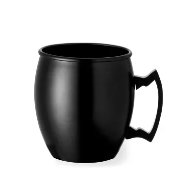 Caneca em alumíno Ashley preto 540 ml
