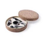 Set of 4 Bribal wine accessories cork