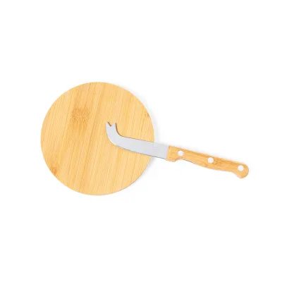 Nestor cheese board and knife set bamboo