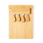 Mildred cheese board and accessory set bamboo