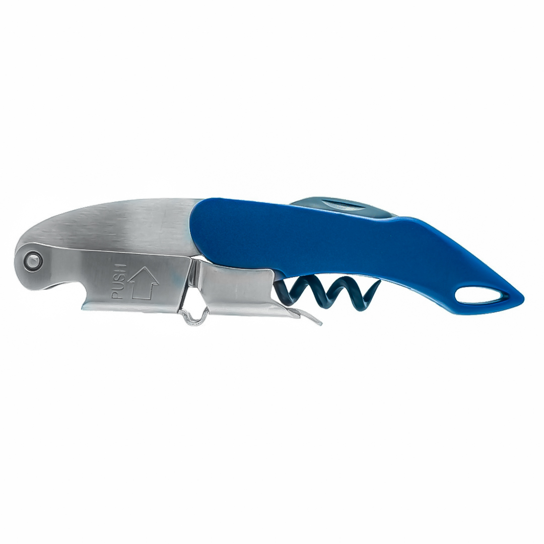 Saca-rolhas 2 tempos Coutale Premium azul escuro Saca-rolhas 2 tempos Coutale Premium azul escuro