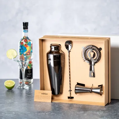 Relien cocktail set bright black